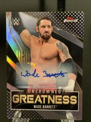 Wade Barrett [Autograph] Wrestling Cards 2021 Topps Finest WWE Uncrowned Greatness Prices