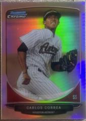 Carlos Correa [Refractor] #30 Baseball Cards 2013 Bowman Chrome Mini Prices