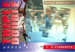 Kenny Anderson Basketball Cards 1993 Upper Deck Triple Double Prices
