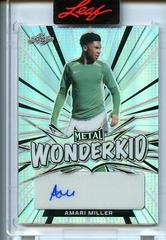 Amari Miller #WK-AM1 Soccer Cards 2022 Leaf Metal Wonderkid Autographs Prices