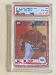 Carter Kieboom [Red] #36 Baseball Cards 2019 Topps Pro Debut Prices