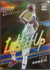 Luka Doncic [Blue] Basketball Cards 2021 Panini Donruss Optic Light It Up Prices