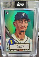 Julio Rodriguez [Rainbow] #A-3 Baseball Cards 2022 Topps X Naturel 1952 Encased Art Prices