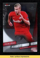 Erling Haaland #91 Soccer Cards 2019 Finest UEFA Champions League Prices