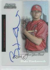 Blake Hawksworth [Autograph Refractor] #BS-BH Baseball Cards 2004 Bowman Sterling Prices