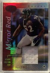 Ray Lewis [Mirror Red Jersey] Football Cards 2002 Leaf Certified Prices