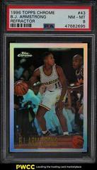 B.J. Armstrong [Refractor] #43 Basketball Cards 1996 Topps Chrome Prices