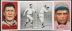 C. Philippe, G. Gibson [Donlin Out at First] Baseball Cards 1912 T202 Hassan Triple Folder Prices