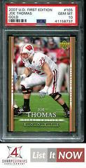 Joe Thomas [Gold] #105 Football Cards 2007 Upper Deck First Edition Prices