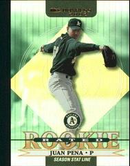 Juan Pena Baseball Cards 2002 Donruss Prices