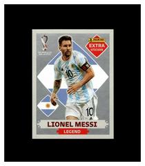 Lionel Messi [Silver] Soccer Cards 2022 Panini World Cup Qatar Stickers Extra Prices