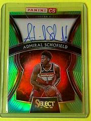 Admiral Schofield [Neon Green Prizm] #RS-ADM Basketball Cards 2019 Panini Select Rookie Signatures Prices