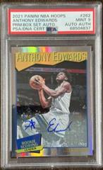Anthony Edwards [Premium Box Set Autograph] Basketball Cards 2021 Panini Hoops Prices