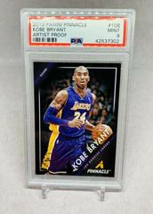 Kobe Bryant [Artist Proof] Basketball Cards 2013 Panini Pinnacle Prices