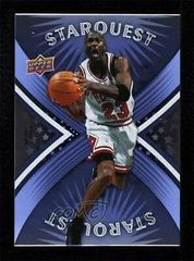 Michael Jordan [Cyan] #SQ-20 Basketball Cards 2008 Upper Deck Starquest Prices