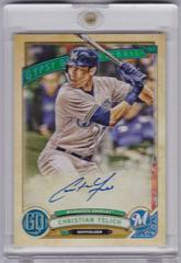 Christian Yelich [Bazooka Back] #GQA-CY Baseball Cards 2019 Topps Gypsy Queen Autographs Prices