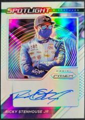 Ricky Stenhouse Jr. [White] #SS-RS Racing Cards 2021 Panini Prizm Spotlight Signatures Prices