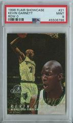 Kevin Garnett [Row 0] #21 Basketball Cards 1996 Flair Showcase Prices