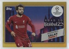 Mohamed Salah [Gold] #RF-13 Soccer Cards 2022 Topps UEFA Club Competitions Road to the Final Prices