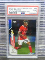 Nuno Tavares [Blue Bubbles Refractor] Soccer Cards 2019 Topps Chrome UEFA Champions League Prices