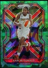 Aari McDonald [Green Ice Prizm] #91 Basketball Cards 2021 Panini Prizm WNBA Prices