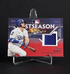 Max Muncy [Red] #PPR-MM Baseball Cards 2023 Topps Postseason Performance Relics Prices