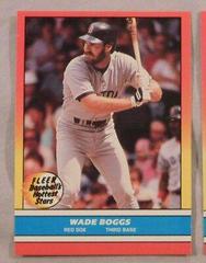 Wade Boggs Baseball Cards 1988 Fleer Hottest Stars Prices