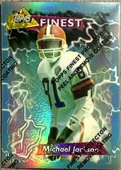 Michael Jackson [Refractor] #5 Football Cards 1995 Topps Finest Prices