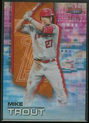 Mike Trout [Orange Refractor] Baseball Cards 2021 Bowman’s Best Prices