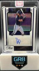 Hedbert Perez [Black] #DOA-HP Baseball Cards 2022 Panini Three and Two Day One Autographs Prices