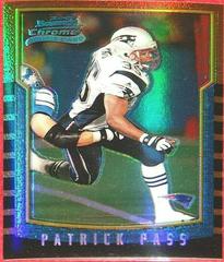 Patrick Pass [Refractor] Football Cards 2000 Bowman Chrome Prices
