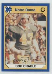 Bob Crable #20 Football Cards 1990 Notre Dame Collegiate Collection Prices
