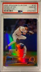 Derek Jeter [Refractor] #197 Baseball Cards 2000 Stadium Club Chrome Prices