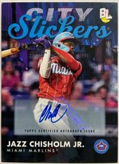 Jazz Chisholm Jr. [Autograph] #CS-15 Baseball Cards 2023 Topps Big League City Slickers Prices