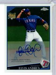 Elvis Andrus [Autograph] Baseball Cards 2009 Topps Chrome Prices