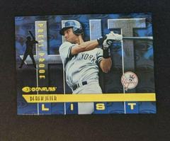 Derek Jeter [Gold] #415 Baseball Cards 1997 Panini Donruss Press Proof Prices