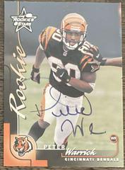 Peter Warrick [Autograph] #109 Football Cards 2000 Leaf Rookies & Stars Prices