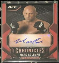 Mark Coleman [Red] #CA-MC Ufc Cards 2015 Topps UFC Chronicles Autographs Prices
