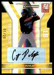 Cory Dunlap [Autograph] #225 Baseball Cards 2004 Donruss Elite Extra Edition Prices