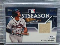 Matt Olson Baseball Cards 2023 Topps Postseason Performance Relics Prices