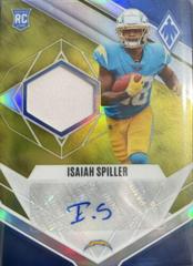 Isaiah Spiller [Prime Yellow] Football Cards 2022 Panini Phoenix RPS Rookie Auto Jersey Prices