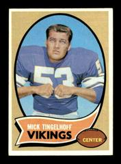 Mick Tingelhoff #158 Football Cards 1970 Topps Prices