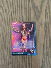 Sasha Banks [Blue Autograph] Wrestling Cards 2018 Topps WWE Women's Division Prices
