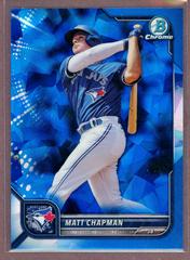 Matt Chapman [Sapphire] #2 Baseball Cards 2022 Bowman Chrome Prices