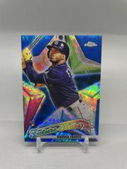 Wander Franco [Blue] Baseball Cards 2022 Topps Chrome Logofractor Future Stars Prices