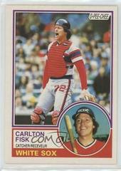 Carlton Fisk #20 Baseball Cards 1983 O Pee Chee Prices