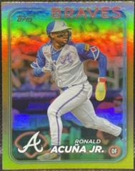 Ronald Acuna Jr. [Gold Foil] Baseball Cards 2024 Topps Prices