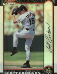 Scott Erickson #26 Baseball Cards 1999 Bowman Chrome Prices