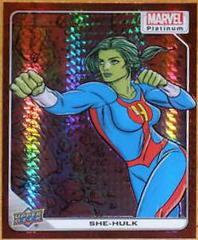 She-Hulk [Red Prism] #97 Marvel 2023 Upper Deck Platinum Prices