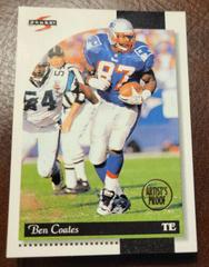 Ben Coates [Artist's Proof] #20 Football Cards 1996 Panini Score Prices